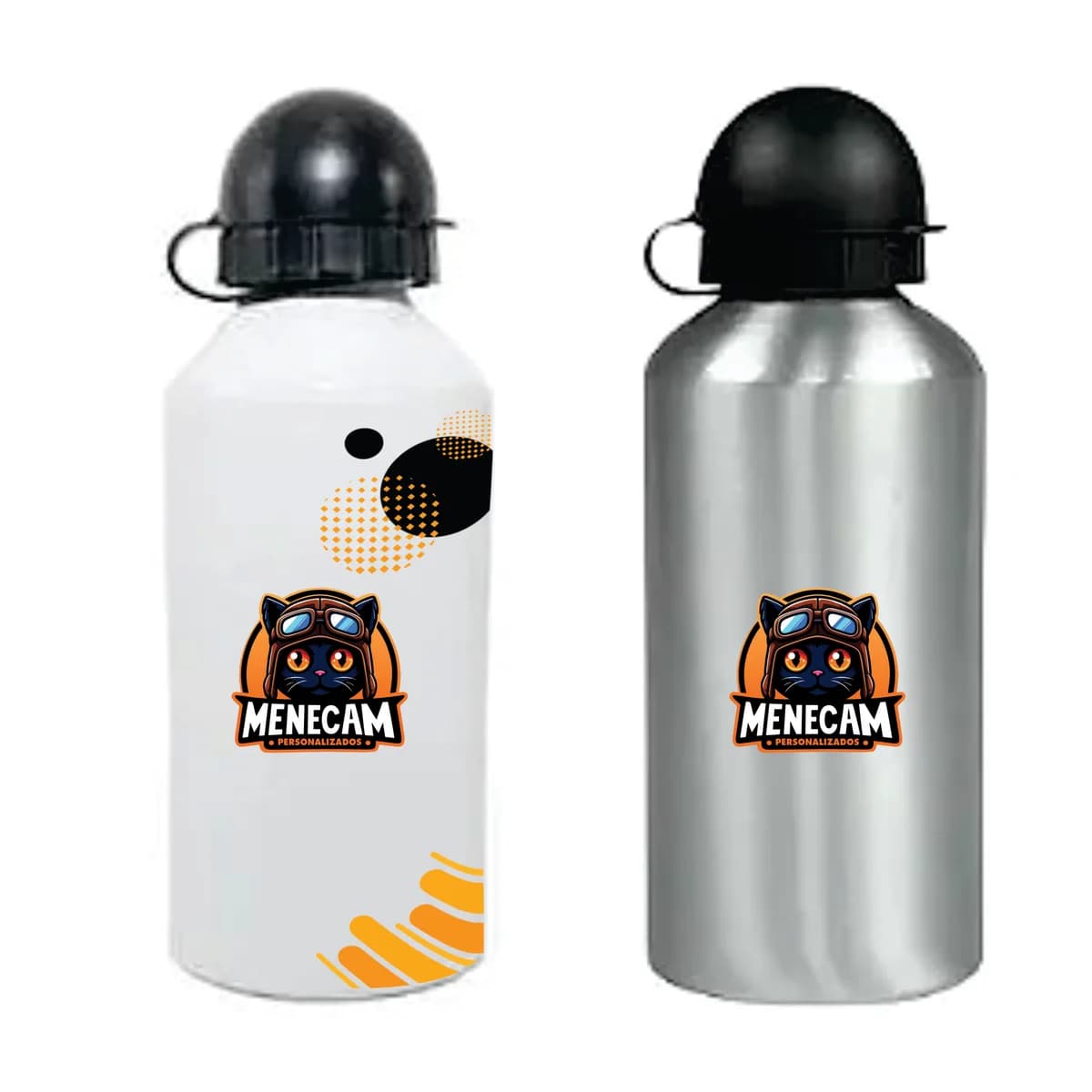 Kit 10 Squeezes Alumínio Tampa Bolinha – 600ml