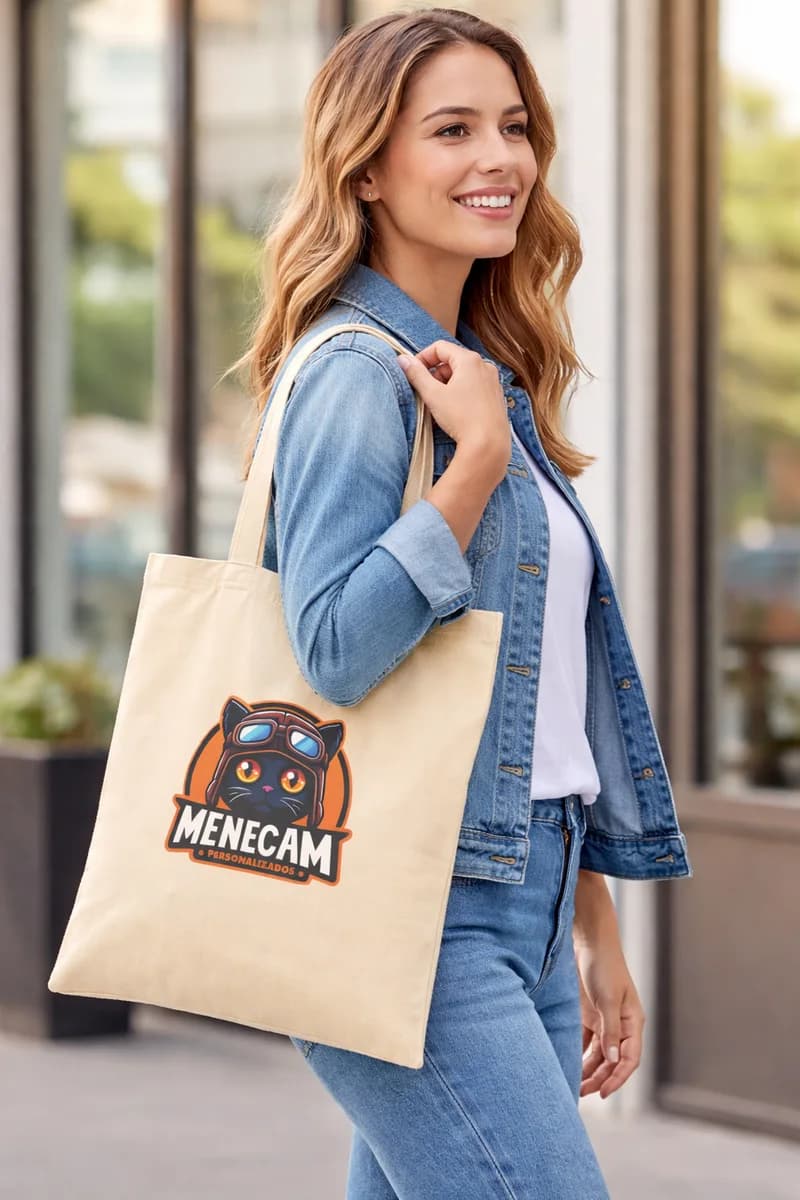 Kit 10 Ecobags Algodão Cru